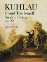 Grand Trio h-moll op.90 f�r 3 Fl�ten Partitur und Stimmen
