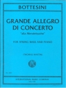 Grande Allegro di Concerto for string bass and piano