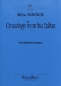 Greetings from the Balkan for 2 clarinets and piano score and parts