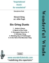 Grieg, E, Six Grieg Duets 2 saxophones