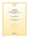 Gymnop�die Nr. 1 f�r Violine und Klavier
