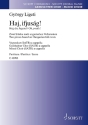 Haj, ifjus�g! - Hoj, die Jugend! f�r gemischten Chor (SATB) Chorpartitur