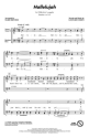 Hallelujah for male choir  (TTBB) a cappella choral score