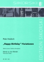 Happy-Birthday-Variationen f�r Klavier zu 4 H�nden Spielpartitur