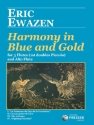 Harmony in Blue and Gold for 3 flutes (1st doubles Piccolo) and alto flute score and parts