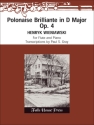 Henryk Wieniawski Polonaise Brilliante In D Major Op.4 Fl�te und Klavier