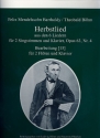 Herbstlied op.63,4 f�r 2 Fl�ten und Klavier Stimmen