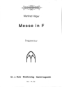 Hilger, Manfred, Messe in F SATB, Orchester und Orgel oder mit Orgel allein