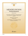 Hochzeitsmarsch op.61,9 f�r Altsaxophon und Klavier