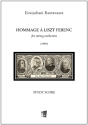 Hommage � Ferenc Liszt for string orchestra study score
