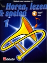 Horen lezen & spelen vol.1 (+CD) voor trombone (solsleutel) (nl)