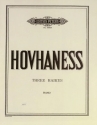 Hovhaness, A. 3 Haikus f. Klavier solo op. 113, Klav., Geheftet 3 Haikus op.113 [2ms]