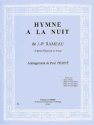 Hymne a la nuit pour voix et piano