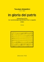 In gloria dei patris f�r gem Chor a cappella Partitur