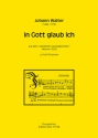 In Gott glaub ich f�r gem Chor a cappella Partitur
