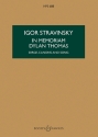 In memoriam Dylan Thomas HPS 688 f�r Tenor, Streichquartett und 4 Posaunen Studienpartitur
