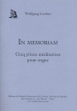 In Memoriam f�r Orgel