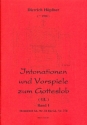 Intonationen und Vorspiele zum Gotteslob Band 1 - Stammteil f�r Orgel