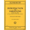 Introduction and variations op.160 D802 for flute and piano RAMPAL, JEAN-PIERRE, ED