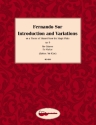 Introduction et Variations sur une th�me de Mozart op.9 pour guitare