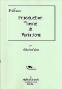 Introduction, Theme und Variations for clarinet and piano