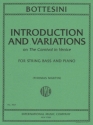 Introductions and Variations on the Carnival in Venice for string bass and piano for string bass and piano