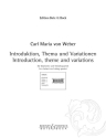 INTRODUKTION, THEMA UND VARIATIONEN f�r Klarinette und Streichquartett Stimmen
