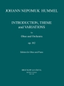 Introduktion, Thema und Variationen op.102 f�r Oboe und Orchester f�r Oboe und Klavier