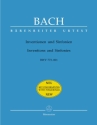 Inventionen und Sinfonien BWV772-801 f�r Klavier mit neuen Fingers�tzen