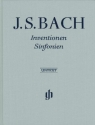 Inventionen und Sinfonien BWV772-801 f�r Klavier Neuausgabe 2015,  gebunden