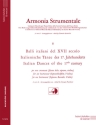 Italienische T�nze des 17. Jahrhunderts f�r Sopranblockfl�te (Violine)