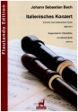 Italienisches Konzert BWV971 f�r 3 Blockfl�ten (ATB) Partitur und Stimmen