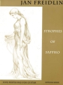Jan Freidlin Strophes Of Sappho GITARRE Studienpartitur