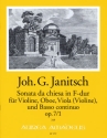 JANITSCH Sonata da chiesa in F-dur op. 7/1 Violine, Oboe, Viola, Bc