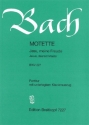 Jesu, meine Freude BWV227 - Motette f�r gem Chor a cappella Partitur mit unterlegtem Klavierauszug (dt/en)