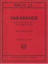Johann Sebastian Bach, Sarabande Cello Quartet SET
