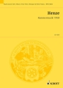 Kammermusik 1958 f�r Tenor, Gitarre und 8 Solo-Instrumente Studienpartitur