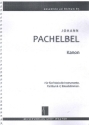 Kanon f�r flexibles Ensemble Partitur und Stimmen
