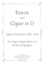 Kanon und Gigue f�r Orgel