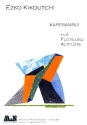 Karesansui f�r Fl�te und Altfl�te Partitur