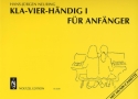 Kla-Vier-H�ndig Band 1 (f�r Anf�nger) f�r Klavier zu 4 H�nden