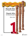 Klassik-Hits Band 1 f�r 3 Sopran-Blockfl�ten Spielpartitur