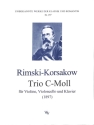 Klaviertrio C-Moll f�r Violine, Violoncello und Klavier Partitur und Stimmen