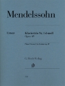 Klaviertrio d-Moll Nr.1 op.49 f�r Klavier