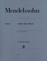 Klavierwerke Band 3 Lieder ohne Worte