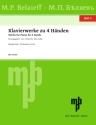 Klavierwerke zu 4 H�nden Band 3 (+CD) f�r Klavier zu 4 H�nden Spielpartitur