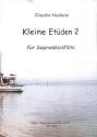 Kleine Et�den Band 2 f�r Sopranblockfl�te