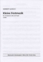 Kleine Festmusik f�r Trompete und Orgel