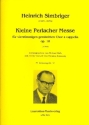 Kleine Perlacher Messe op.18 f�r gem Chor a cappella Partitur