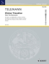 Kleine Trios�tze f�r Sopran- und Alt-Blockfl�te und Basso continuo Partitur und Stimmen - Partitur = Klavier